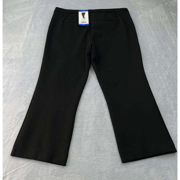 Max & Mia Dress Pants Relaxed Straight Leg‎ Trousers Career Women's Size Large - Picture 6 of 13